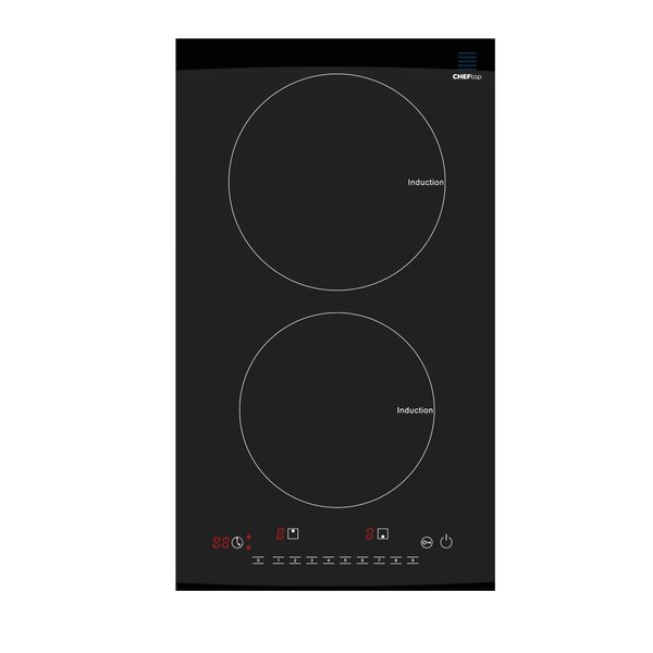 110-120V 2100W 2 Burner Electric Cooktop 9 Power Levels with Kids Lock &  Timer