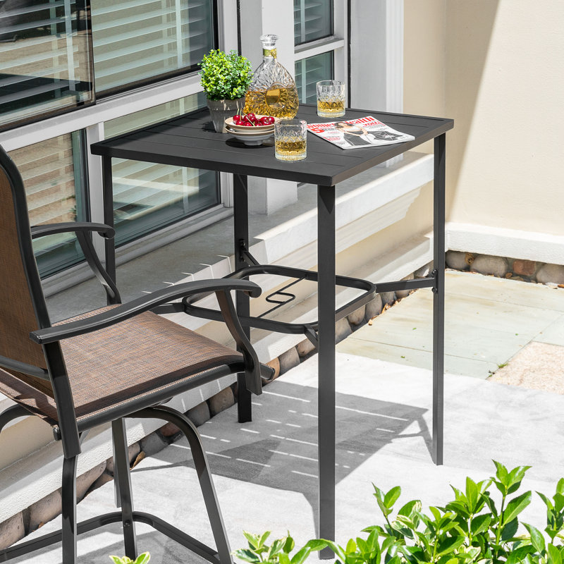 Table de bar Machado, H 40,4 po x P 27,8 po x l 27,8 po