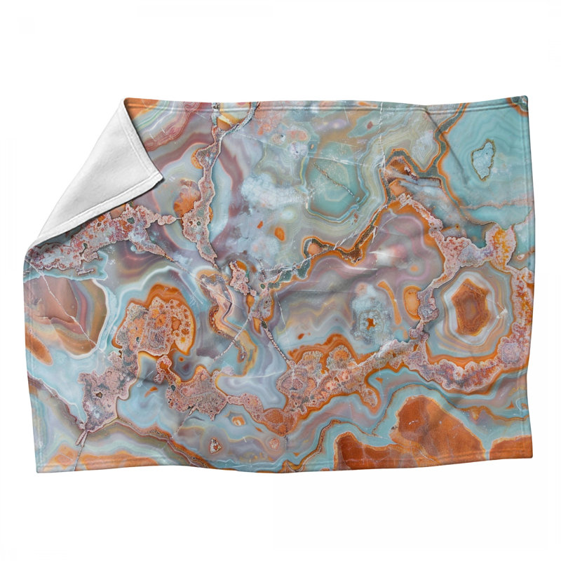 Jeté Marble, L 50 po x L 60 po