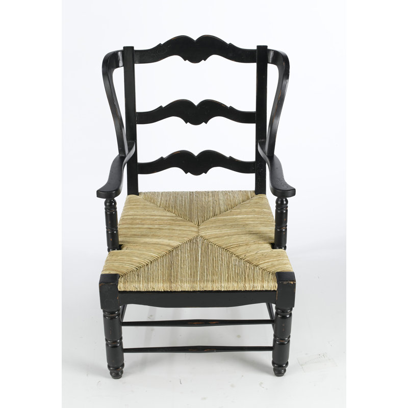 Fauteuil à oreilles et repose-pieds Getz, Noir