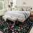 Boho 9x12 Washable Rugs for Entryway Floral Rugs for Bedroom, Beige Bathroom Rug Non Slip Washable, Soft Indoor Carpet Throw Carpet for Kitchen Laundry Living Room Foyer-2091858089