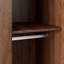 Armoire 70,9 po H, 4 portes avec garde-robe et 2 tiroirs
