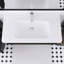 Meuble-lavabo flottant mural 36 po avec lavabo en céramique blanc-416050236