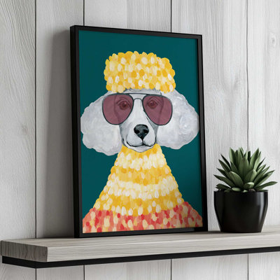 Poodle Power By Yvette St. Amant Canvas Art Print