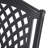 Abdullah 2Pcs Cast Aluminum Dining Chair - Black Mesh, And For Patio, Deck, Backyard Use 2 Mesh Style, Strong, Patio Deck