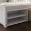 Lit plateforme double en bois avec tiroir et deux tablettes-78821335