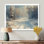 «White Winter Winter Road Into Forest I - Winter Landscape Wall Art Living Room»