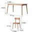 Table rectangulaire en bois massif domestique simple-103190258