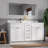61'' Double Bathroom Vanity with Carrara Quartz Top-270949874