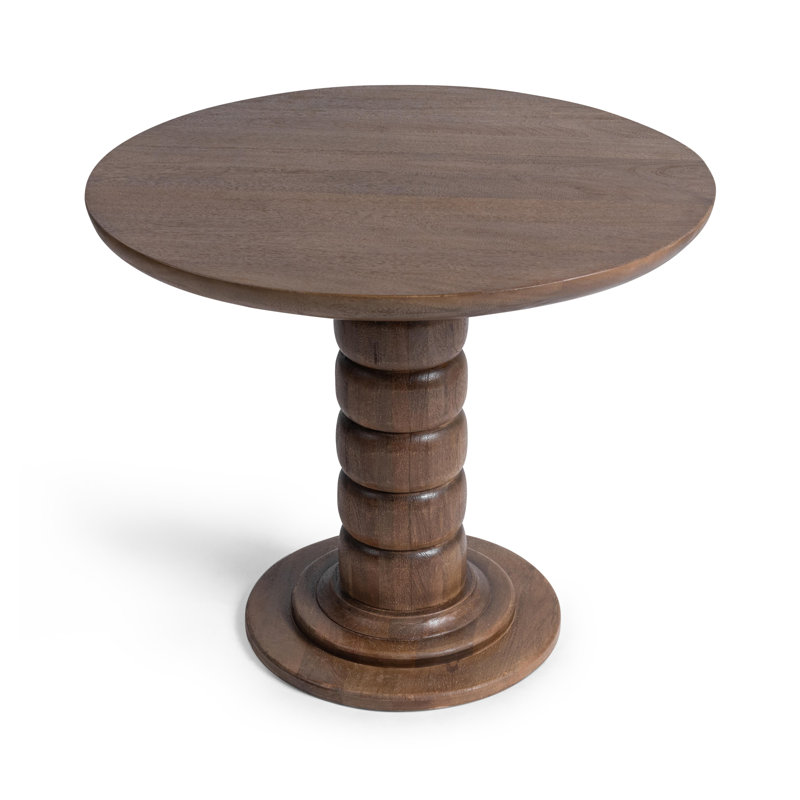 Hillrose Round Dining Table, Pecan Brown