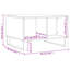 Mitra Sled Coffee Table with Storage-327592459