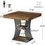 Metal Base Dining Table