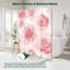 Paravent 4 panneaux à cloison pliable Royal Soft Pink Roses-134502927-134502929