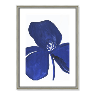 Clarisse "Indigo Petal II" Painting
