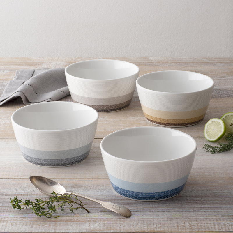 Noritake Colorscapes Layers Cereal Bowls, 6", 25 oz., Canyon