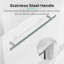31 po L * 55 po H Portes de douche sans cadre pour baignoire-115110776