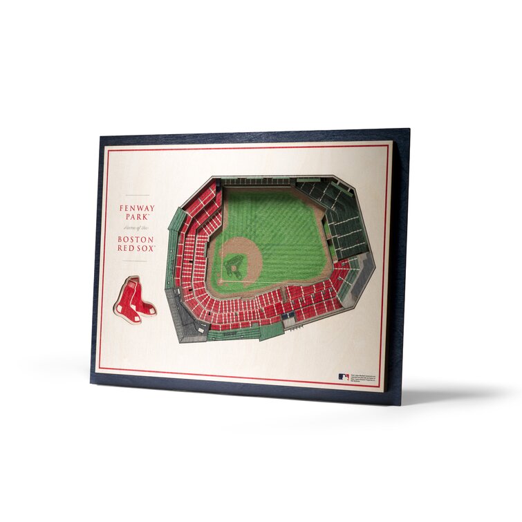 Boston Red Sox 5 Layer 17 x 13 StadiumViews 3D Wall Art