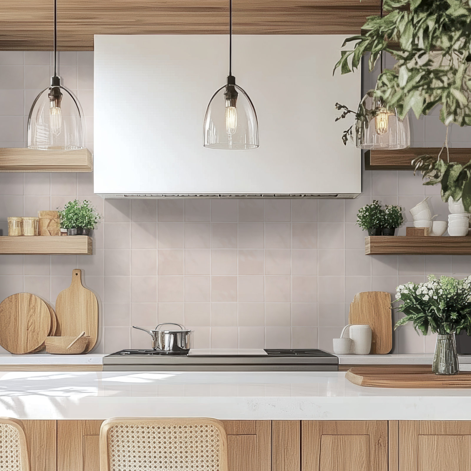 Renzo Ceramic Wall Tile, Dove