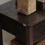 Table de bout avec tiroir, table d'appoint avec tablette supérieure et inférieure HOMcom