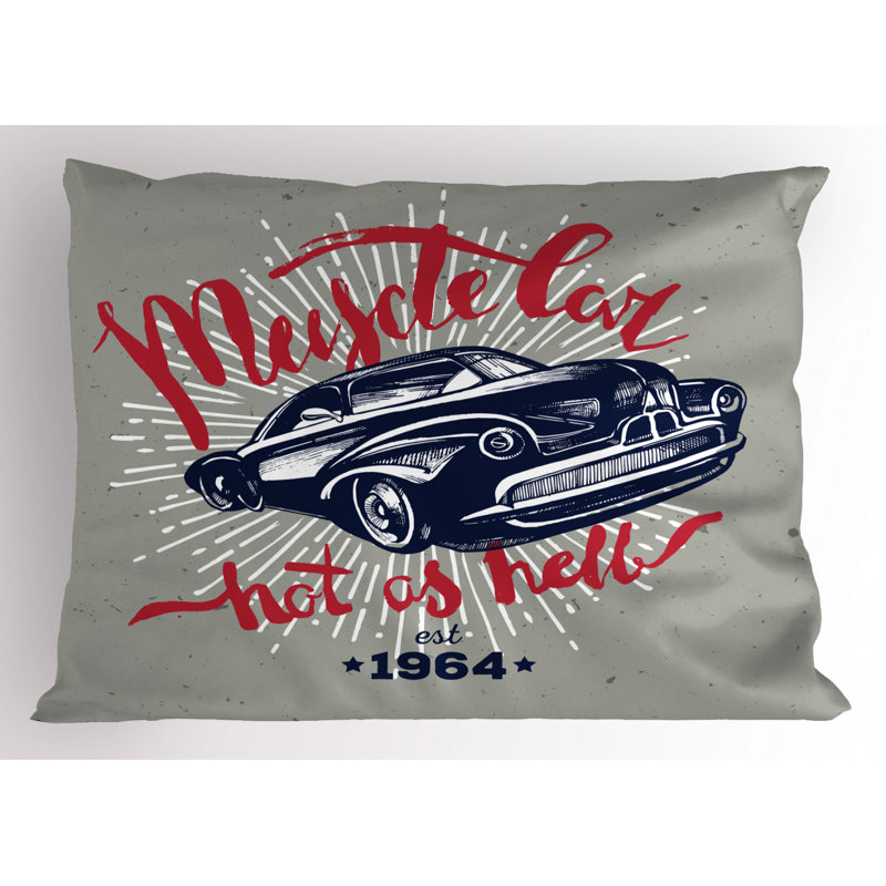 Cars Polyester Sham Set, Queen