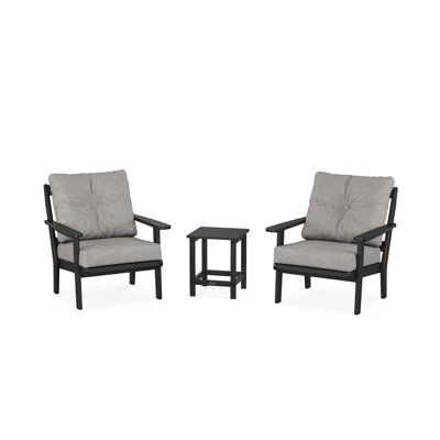Ensemble de conversation à assise profonde 3 pièces Cape Cod