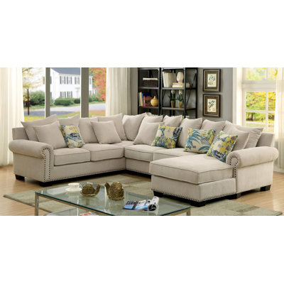 Diann 122.5" Wide Left Hand Facing Sectional