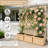 65IN Tall Wood Planter, Wooden Privacy Screens Garden Beds , With Trellis