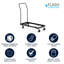 Chariot pliant en acier Regency