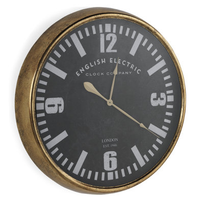 Progreso Metal Wall Clock