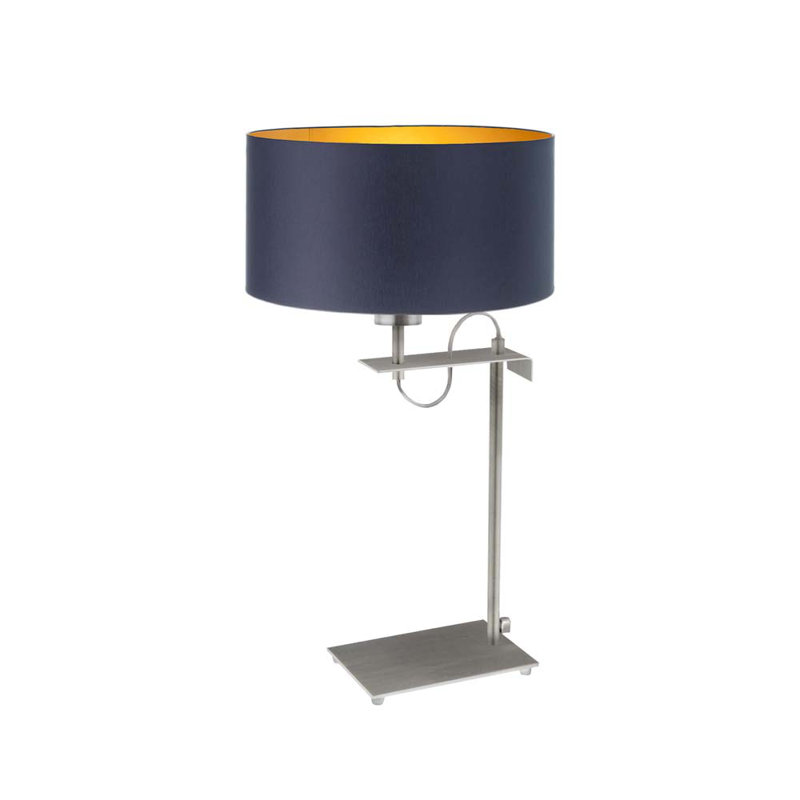 Seng Metal Desk Lamp, White, Navy