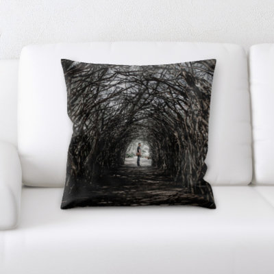 Microsuede Reversible Throw Pillow