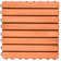 12" x 12" Wood Interlocking Deck Tile in Tan