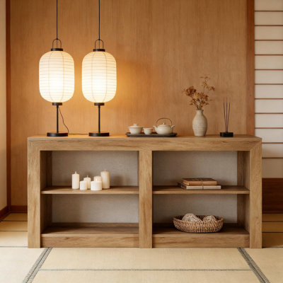 Side Table,Console Table,3-Tier Entryway Table