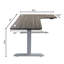 Bureau debout à hauteur réglable en L-1236008994