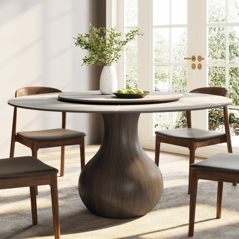 Table de salle à manger Ikerne, H 29,52 po x L 53,15 po x l 53,15 po