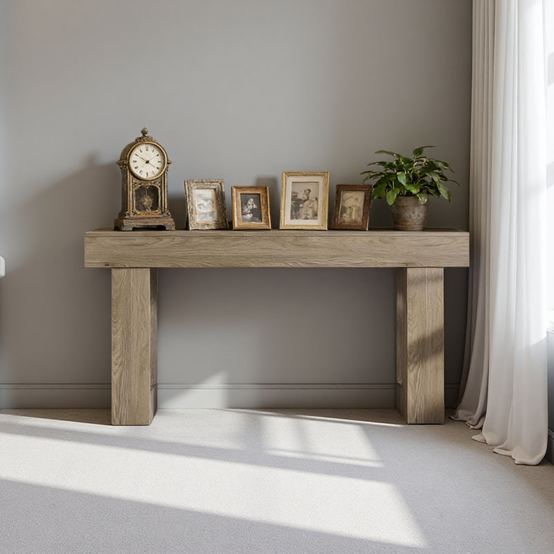 Elegant Console Table, Gray