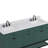 Latitude Run Bova 72 in. Double Bathroom Vanity with Engineered Stone Top-1927471230