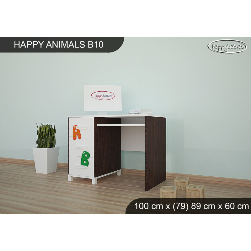 100cm Writing Desk, Chestnut