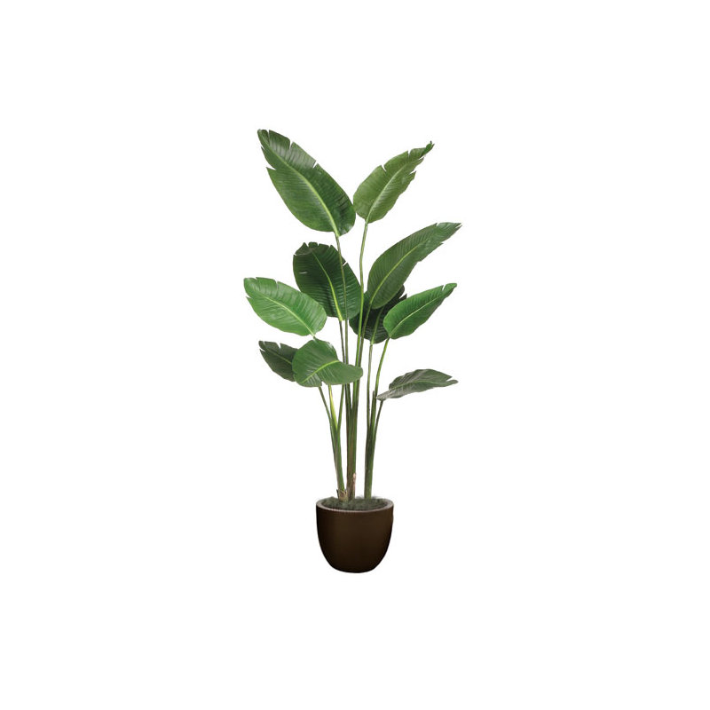 Faux Eucalyptus Tree in Metal Planter
