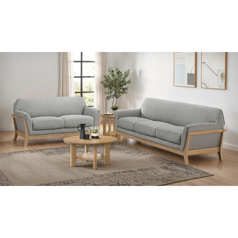 Ensemble de canapés rembourrés Harikleia, 2 Pieces: Sofa, Loveseat