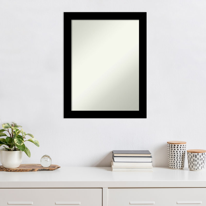 Miroir mural Jisele, Noir, 27,25 po x 21,25 po