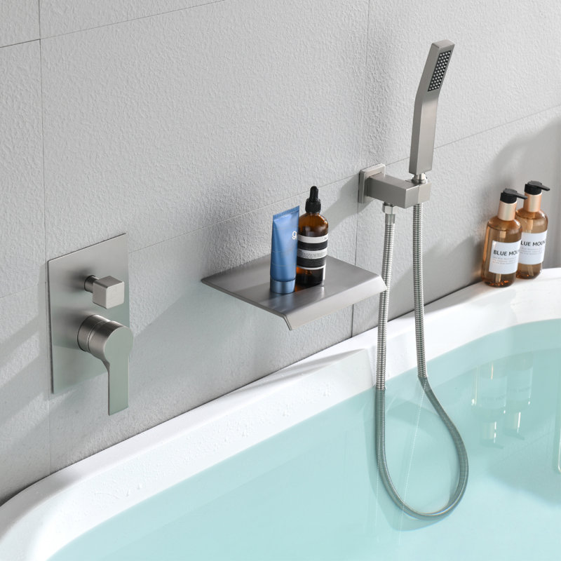 All-In-One Kit with Rough in-Valve, Brushed Nickel
