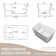 49'' x 28'' Acrylic Freestanding Soaking Bathtub Sit-In Design,with Chrome Overflow and Drain