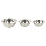 3-Piece Stainless Steel Mixing Bowl Set