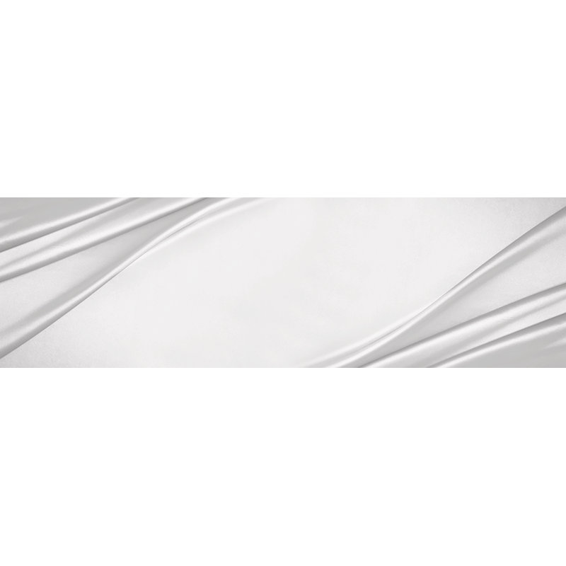  Ensemble de draps en satin 4 pièces Luxury & Soft, Ensemble de draps pour lit double avec 2 taies d'o, Blanc