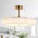 29.6" Caged Ceiling Fan with Dimmable LED Lights and Remote Control