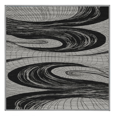 Tapis gris lavable à la machine