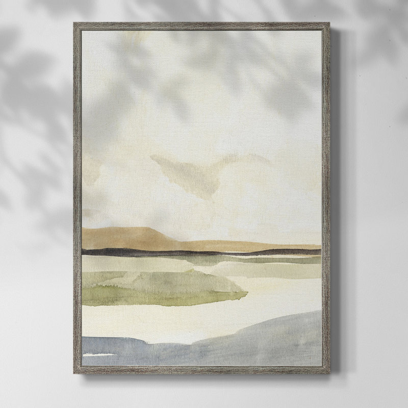 Slate Movement IV Framed Print - Solid Wood, 11" H x 9" W