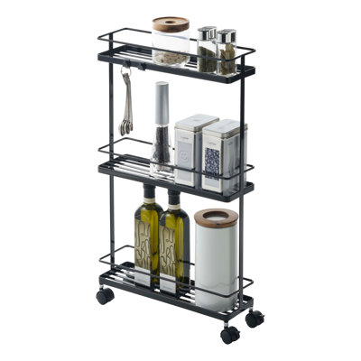 Yamazaki Home Tower Rolling Kitchen Cart