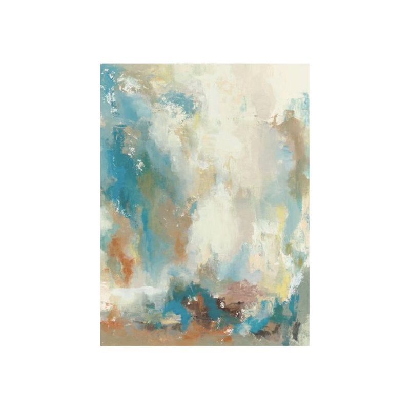 Colorful Wind Print by Sara Brown, 48" H x 36" W, Knife Gel